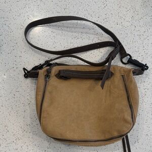 Free People Tan Crossbody Bag
